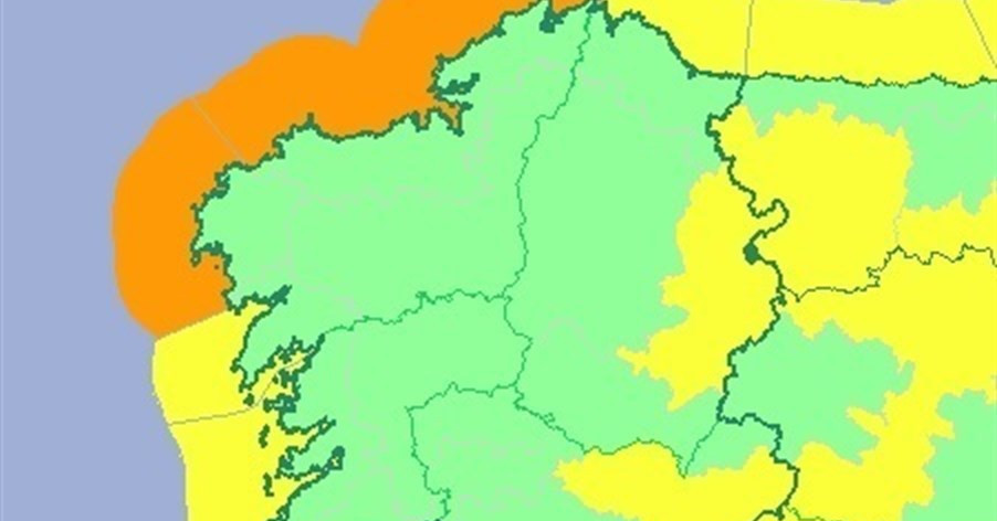 Activada La Alerta Naranja En El Litoral De A Coru A Por Temporal