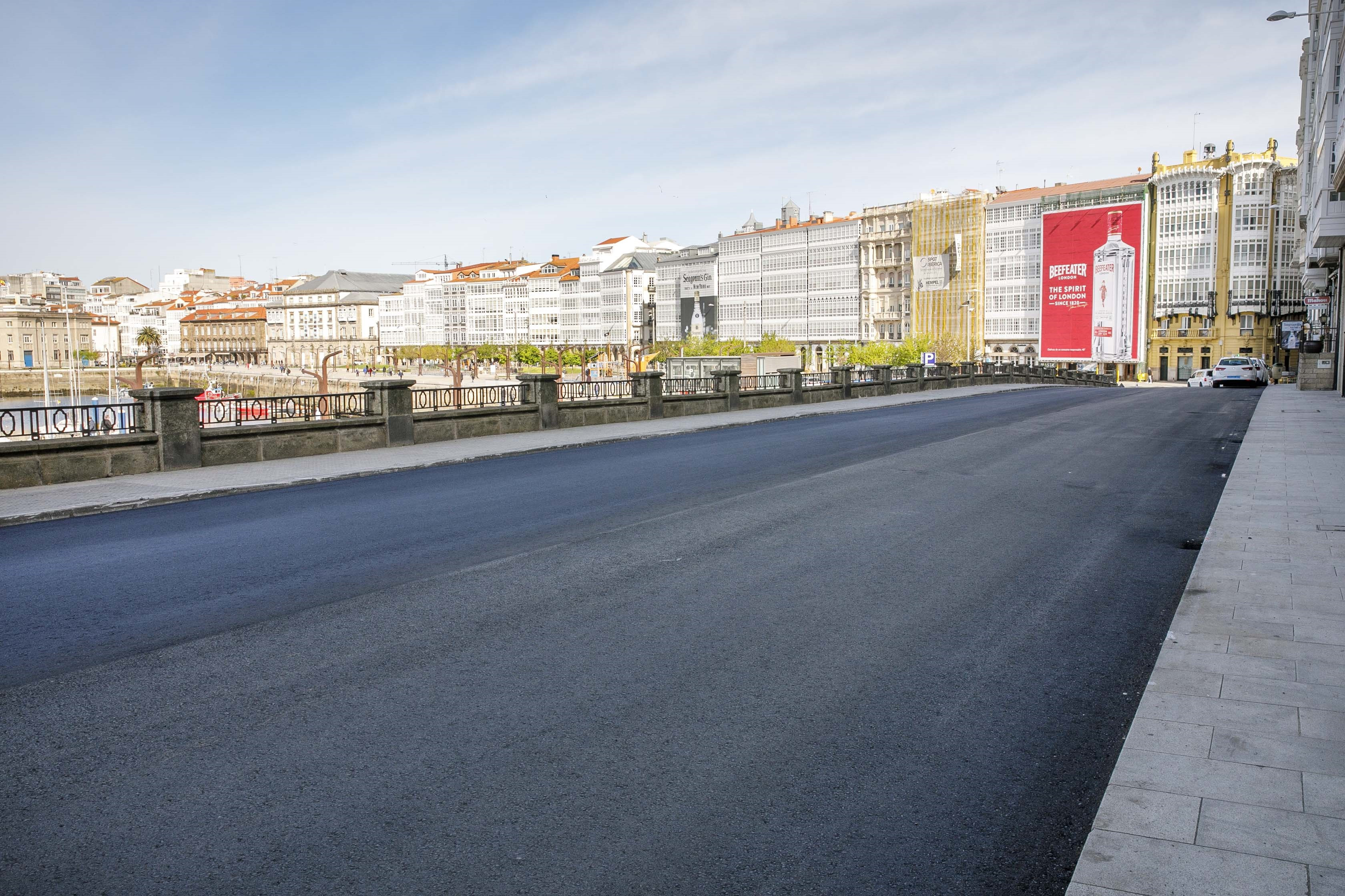 El Ayuntamiento de A Coruña acomete mejoras del firme entre el paseo de