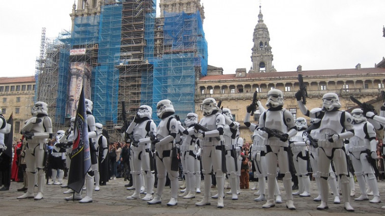 Las tropas imperiales de Star Wars tomaron Santiago de Compostela