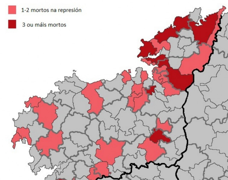 ​La Diputación de A Coruña publica un mapa de represaliados por el franquismo