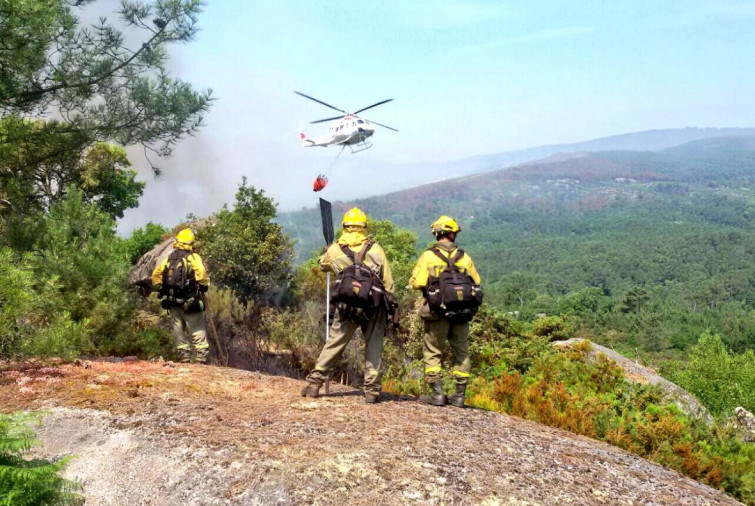 Extinguido el incendio de Melón después de calcinar 159 hectáreas