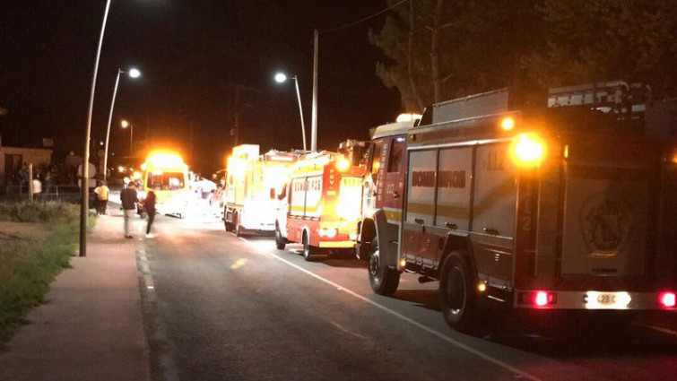 Fallece un conductor en Outes al chocar contra la barandilla de un puente