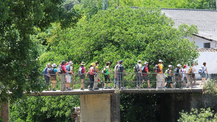 600 personas participan este fin de semana en las caminatas pontevedresas