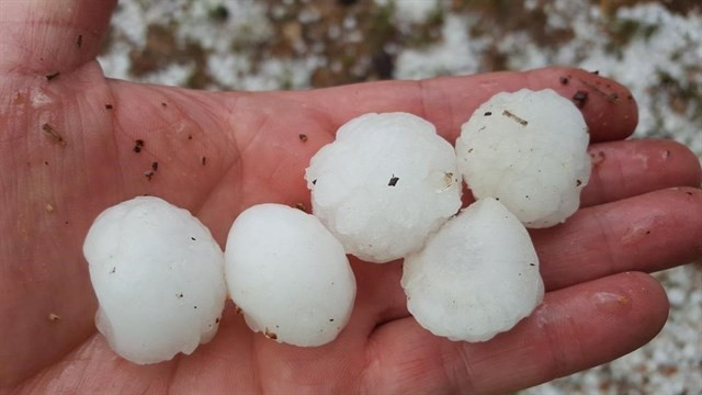 Alerta naranja  en varias zonas de Galicia por tormentas con granizo de gran tamaño