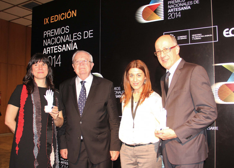 A Asociación Galega de Artesáns e Idoia Cuesta gañan os Premios Nacionais de Artesanía 2015