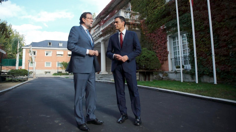 Rajoy discute con el PP, Sánchez y Rivera el escenario político que enfrenta España