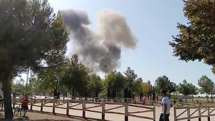 Fallece el piloto de un caza Eurofighter que se estrelló en Albacete tras el desfile