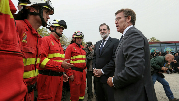 Feijóo defiende que nunca hubo tantos medios en octubre entre reproches de brigadistas