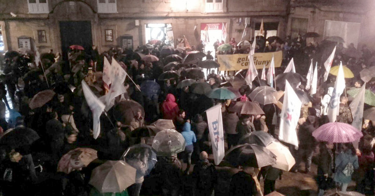 Cientos de personas piden desde Galicia la liberación de los presos del 'procés'