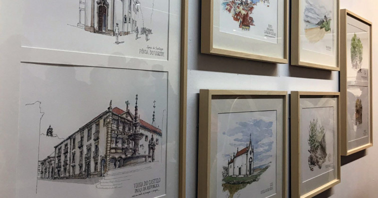 Una ciudad de dibujos en ‘Compostela Ilustrada’