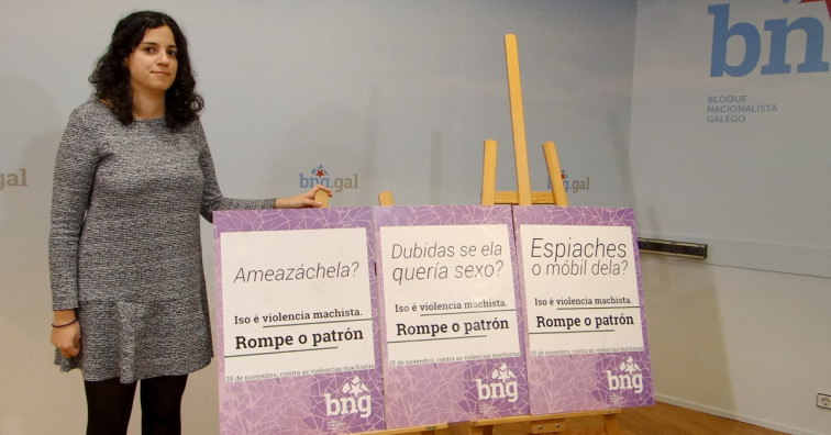 El BNG presenta su campaña contra la violencia machista y la Xunta defiende la suya