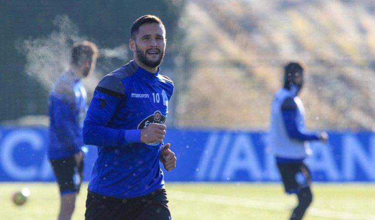 Un enfrentamiento entre Arribas y Andone suspende el entrenamiento del Dépor