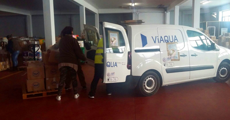 ​Viaqua vuelve a poner personal y vehículos a disposición de 'La Gran Recogida' de alimentos