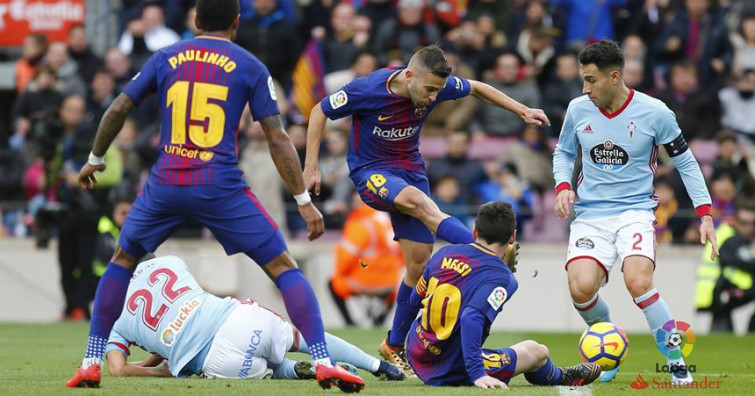 El Celta rasca un punto en el Camp Nou