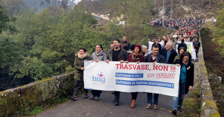 Las protestas por el trasvase del Verdugo llegan a Soutomaior