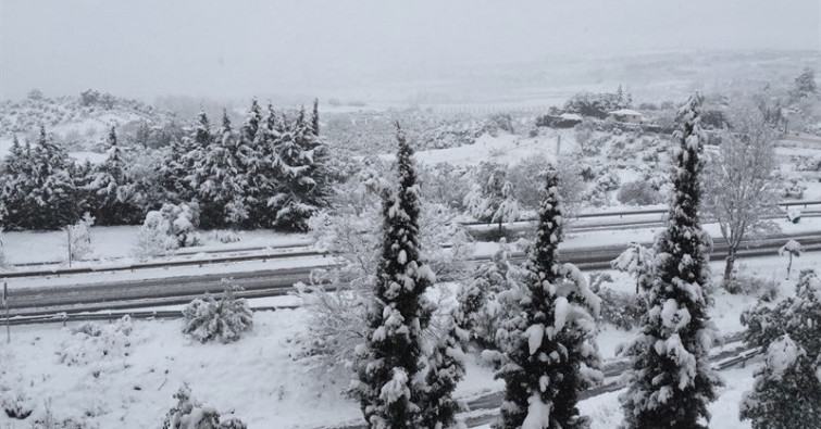 Las restricciones de tráfico por la nieve se concentran en la provincia de Lugo