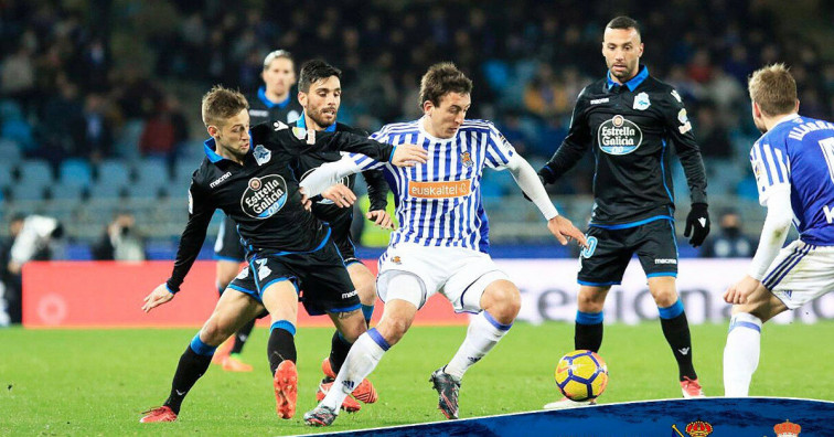 ​El Dépor se deja ir y encaja otra goleada contra la Real