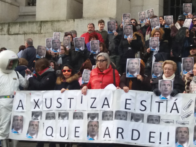 Los trabajadores de la Justicia salen a la calle para demostrar la solidez de su huelga