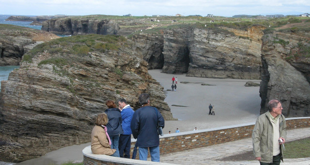 Playa de As Catedrais en Lugo