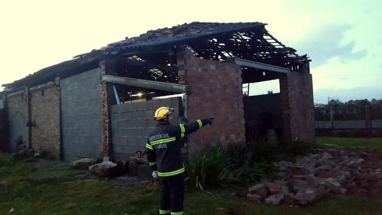 Varios tornados afectan a Galicia por la ciclogénisis explosiva Hugo