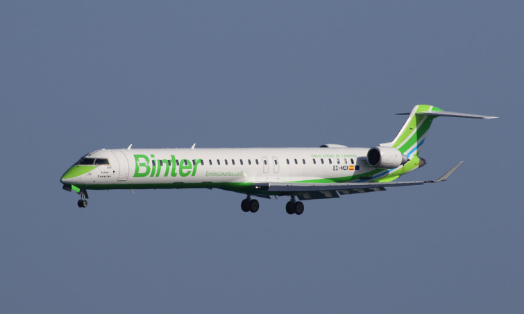 Vuelo de estreno de la conexión Vigo - Islas Canarias