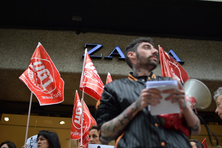 Protesta contra Zara por el despido 