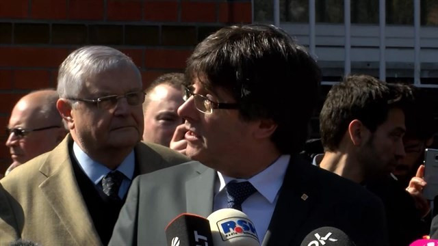 La Fiscalía alemana solicita la extradición de Puigdemont