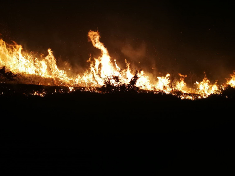 Seis hectáreas quemadas en dos incendios en el parque natural de O Invernadoiro