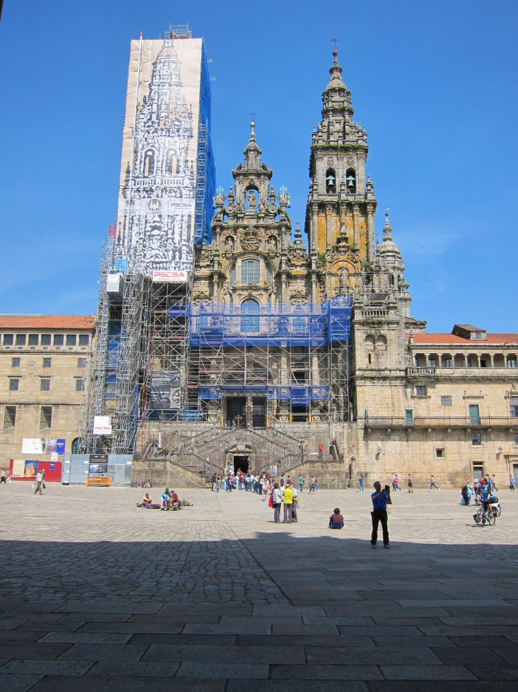 Problemas en las obras en la Catedral de Santiago por falta de estudio patrimonial