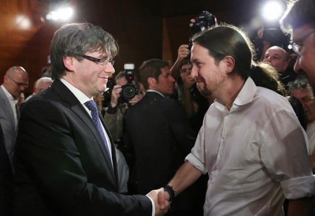 Pablo Iglesias viene a Catalunya como “embajador” de Pedro Sánchez