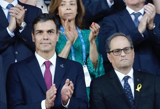 Sánchez  no negocia la independencia de Cataluña con Torra, que dice hay acuerdo para buscar una solución política