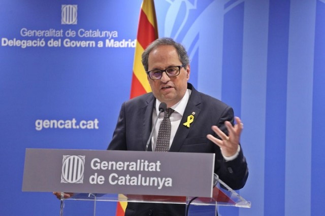 Torra insiste en el derecho de autodeterminación: 