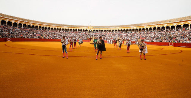 Corrida de toros en la Real Maestranza de Caballería de Sevilla