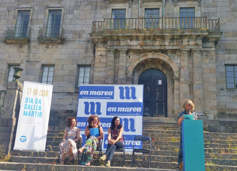 Las mujeres represaliadas por el franquismo protagonizan el homenaje del Día da Galiza Mártir en Pontevedra