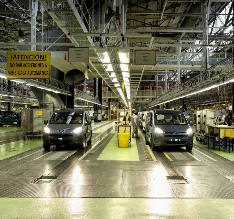 Paros en una línea de producción de Citroën Vigo por baja demanda