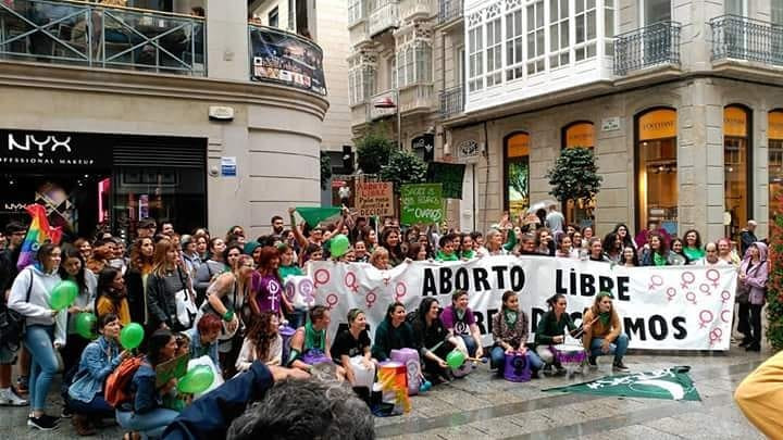 La Marcha Mundial das Mulleres lanza una campaña a favor del aborto libre y gratuito