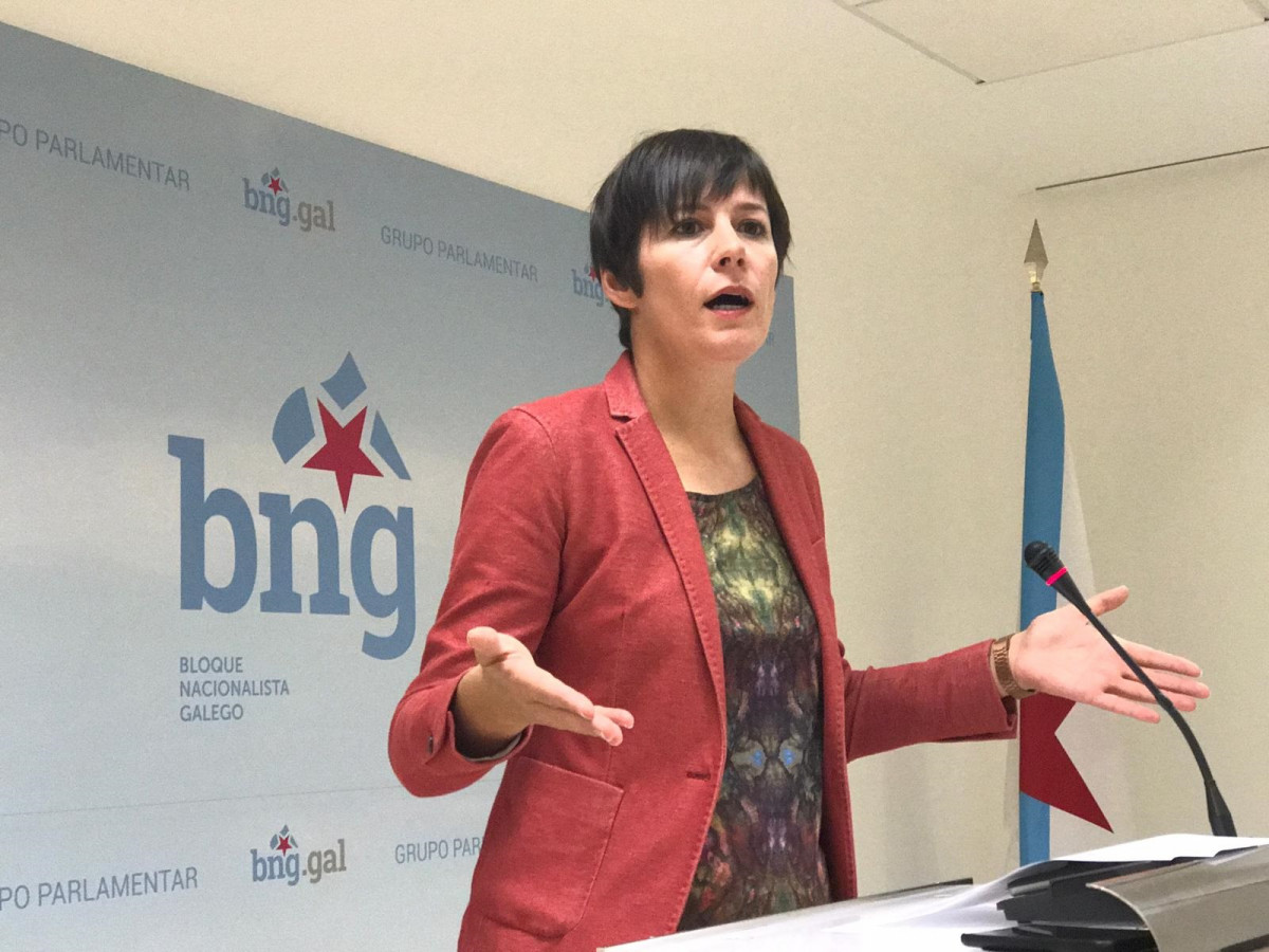 Ana Pontón, portavoz nacional del BNG en el Parlamento