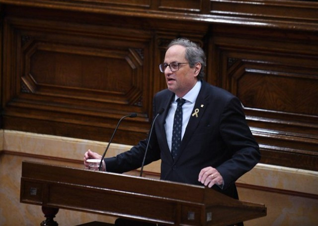 ​Torra carga contra la Mesa del Parlament por retirarle su acta y apela a la 