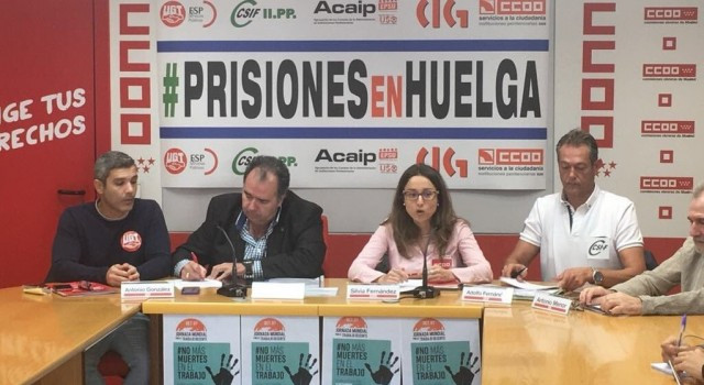 Huelga de funcionarios de prisiones a partir del 24 de octubre