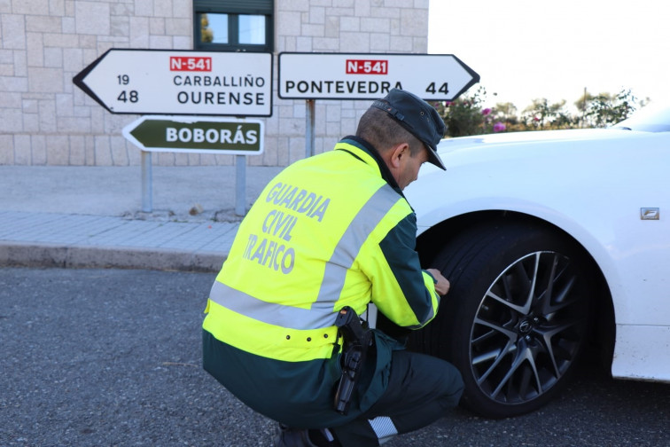 Los neumáticos serán sometidos a examen por la Guardia Civil gallega