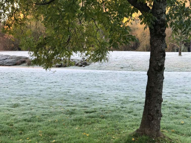 El frío llega a Galicia con termómetros marcando -8,3ºC