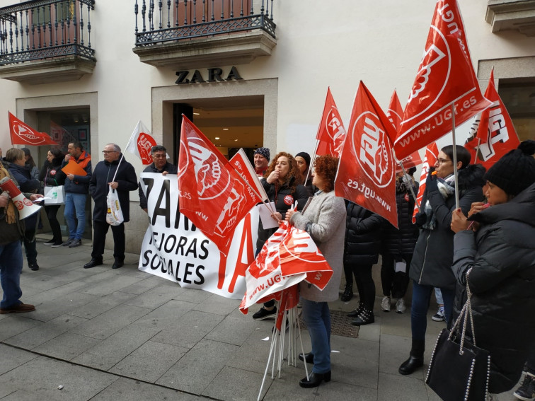 La “excesiva carga de trabajo” lleva a la huelga a las trabajadoras de los Zara de Lugo