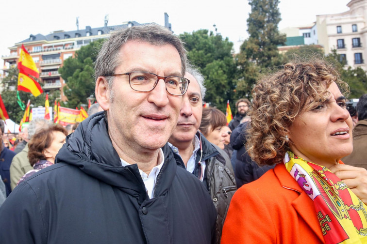 Feijóo ve la manifestación de Madrid 