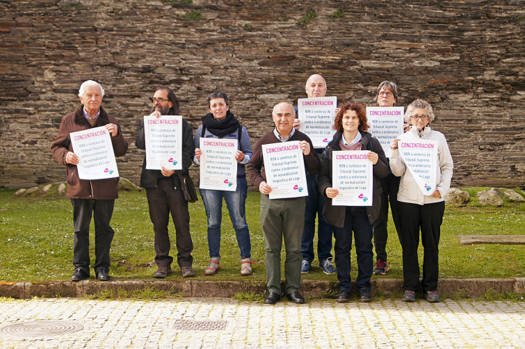 Manifestación en Lugo contra el Tribunal Supremo por atentar 