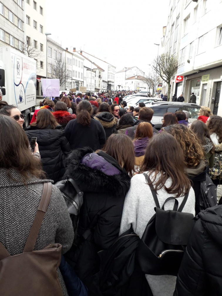 Santiago colapsado por una marea feminista reclamando igualdad real