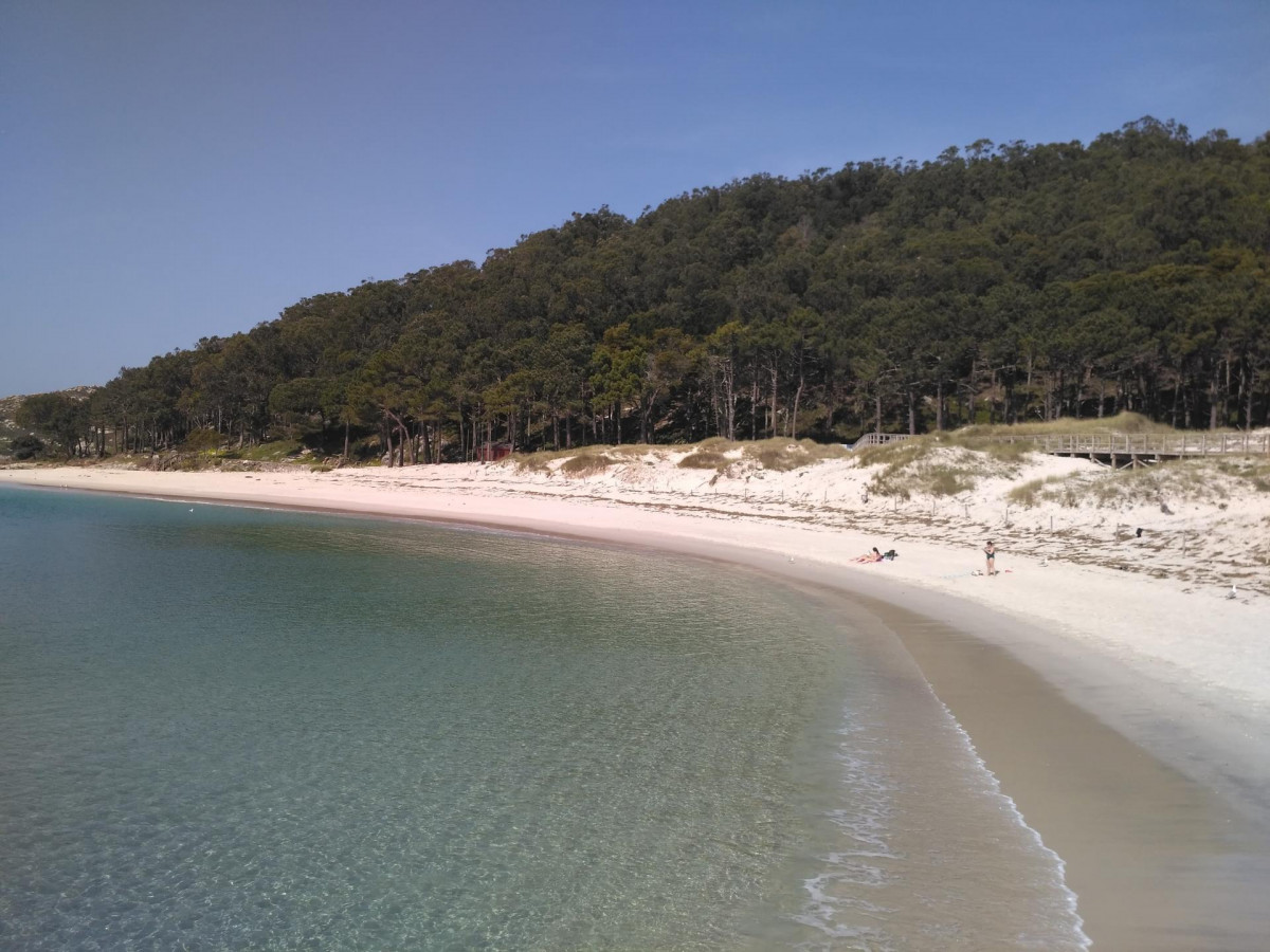 Playa de Rodas, en las Illas Cíes