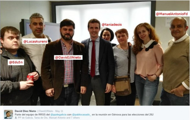 Twitter cierra una red de perfiles falsos que investigadores universitarios vinculan a un cargo del PP gallego