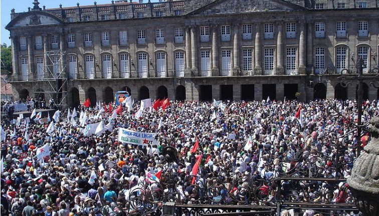 Galicia reivindica su lengua propia con actos lúdicos pero también con 13 movilizaciones de Queremos Galego