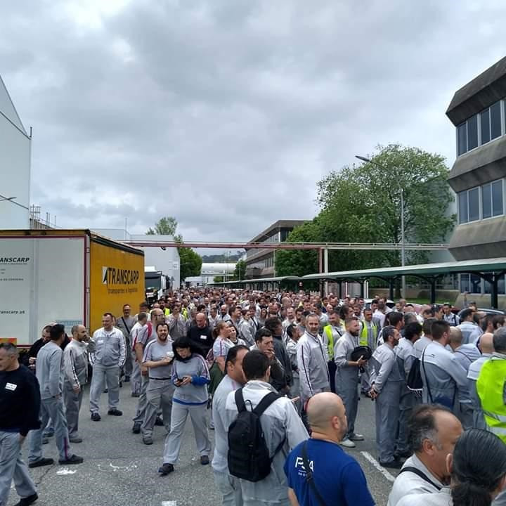 La huelga en la fábrica de Citroën PSA Vigo para la fábrica 