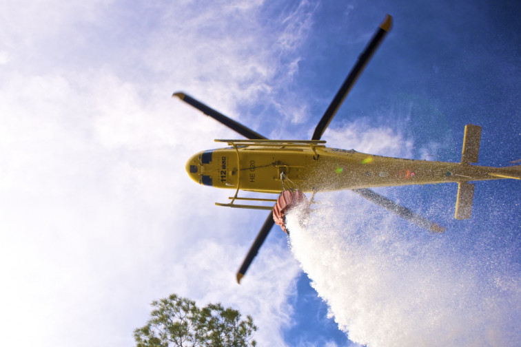 Huelga de pilotos de helicópteros antincendios con servicios mínimos del 100%